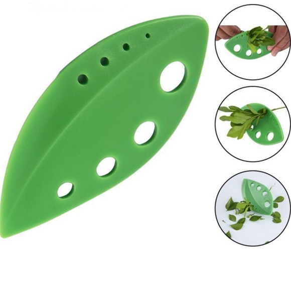 Herb Stripper 8 Holes Kitchen Tool Stripping Thyme, Rosemary, Oregano Kale Spice - Picture 4 of 9